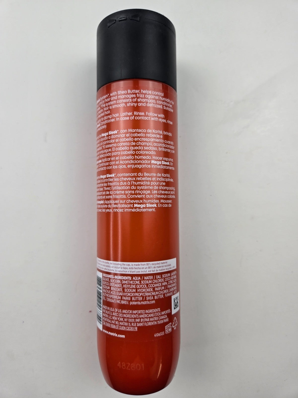 Smoothing & Detangling Shampoo for Dry, Damaged & Frizzy Hair - Matrix Mega Sleek