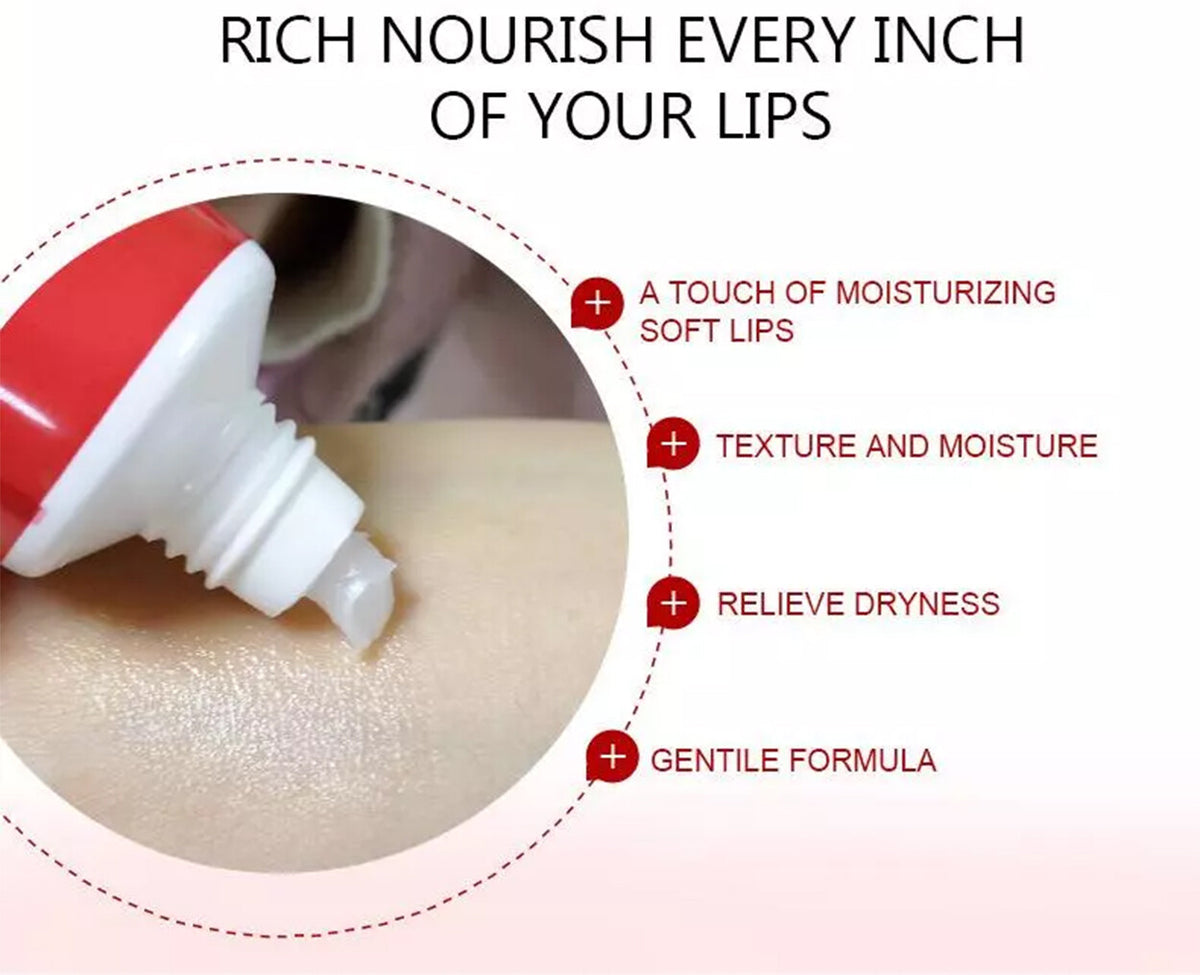 Moisturizing Strawberry Lip Balm for Very Dry Chapped Lips 50g