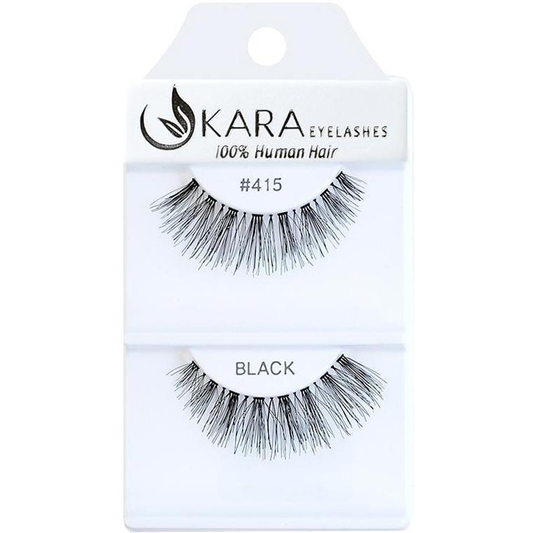 6 Pairs 100% Human Hair False Eyelashes - Kara Assorted Styles