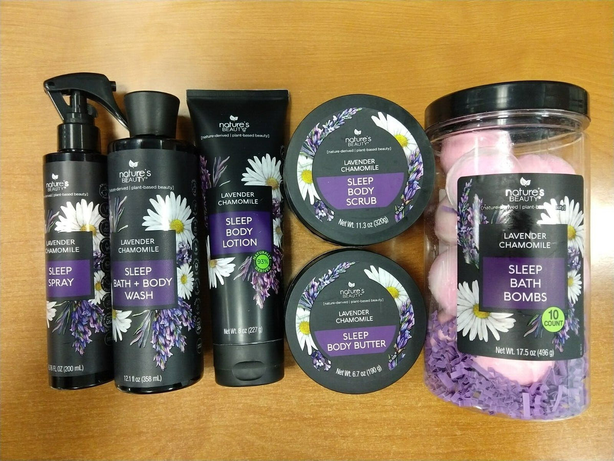 Nature's Beauty SLEEP Lavender Chamomile Spray, Butter, Lotion