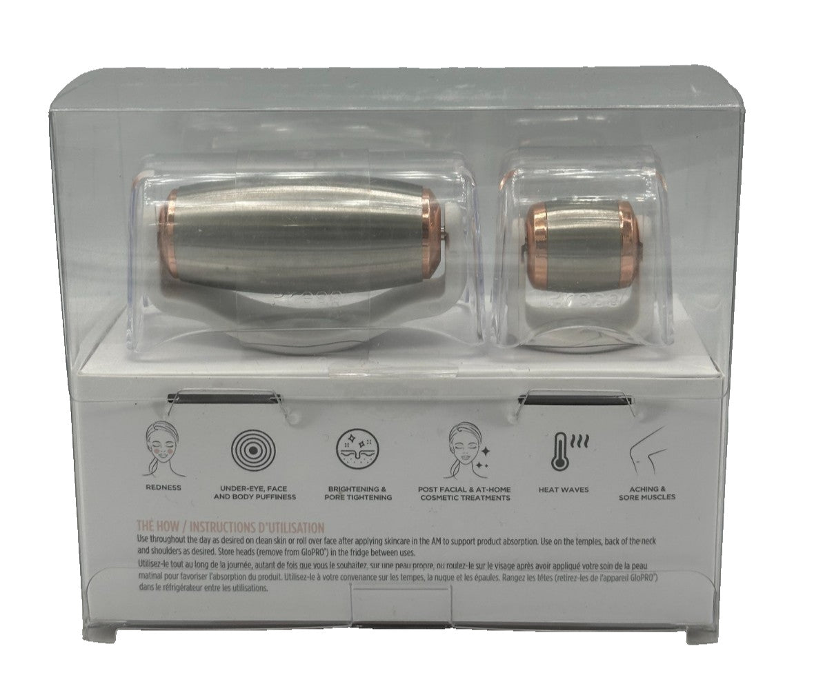 Cryo Skin Roller Duo Attachments for Eyes Face Body - Skin Care Tool