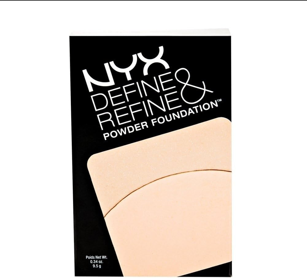 NYX Define & Refine Powder Foundation - Golden, Face Makeup, Flawless Finish