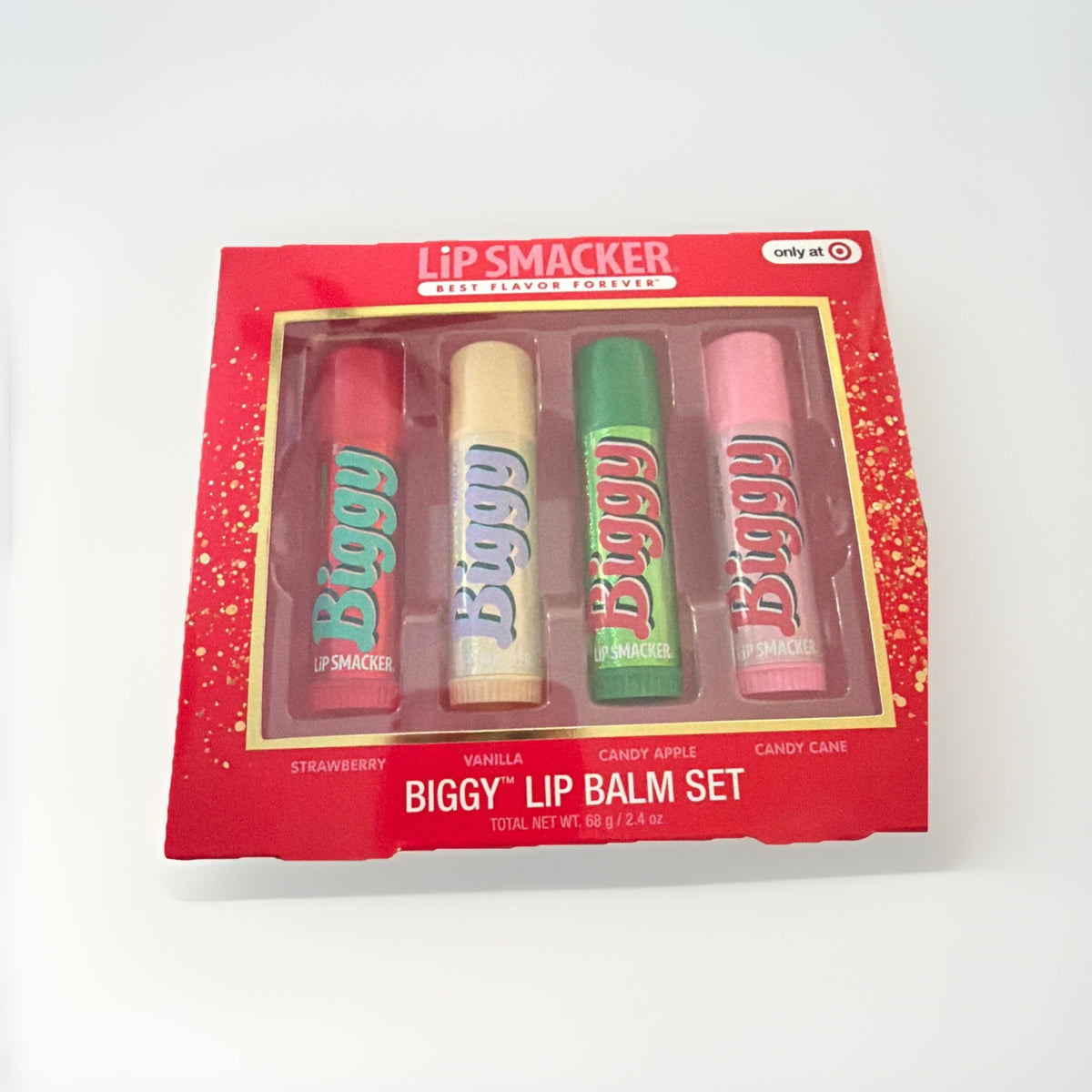 Holiday Lip Balm Gift Set - 4 Pack Lip Smacker Limited Edition Flavors