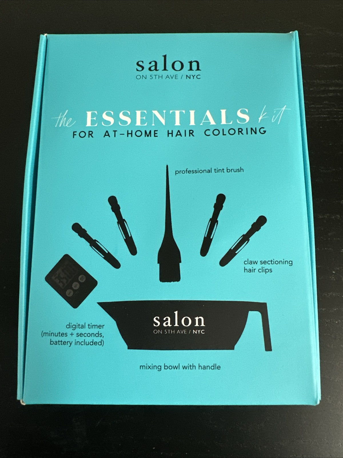 Salon on 5th Ave NYC - The Essentials Hair Color Kit, Brush, Bowl,