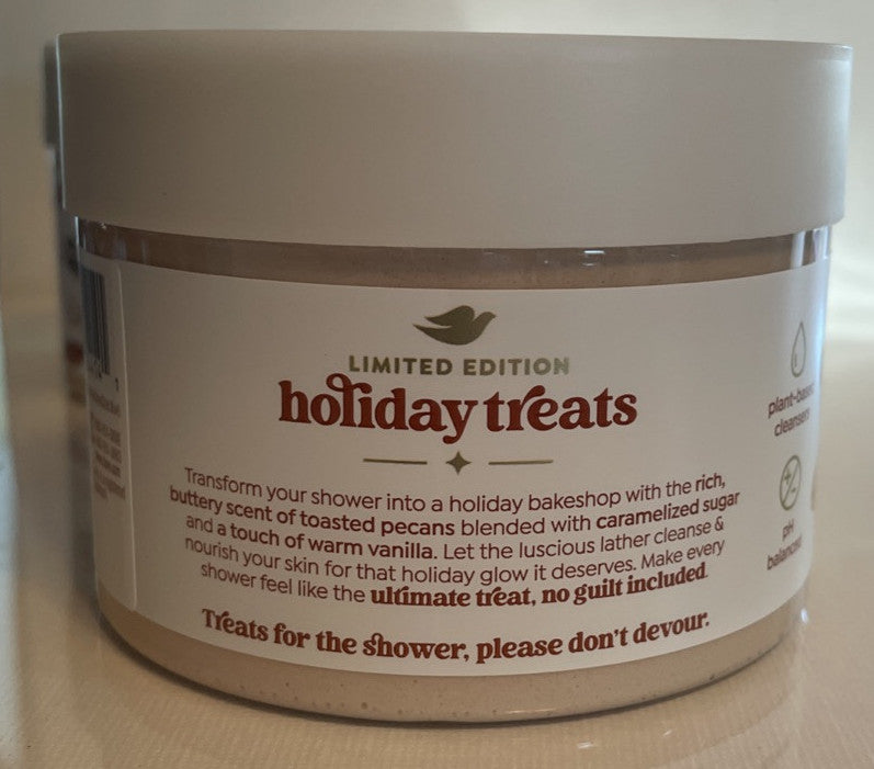2 Dove Pecan Butter Crunch Body Scrub Limited Edition 10.5 oz.