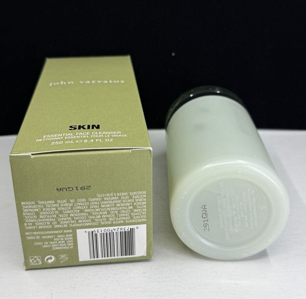 John Varvatos Skin Essential Face Cleanser 8.4 oz - Fresh & Authentic