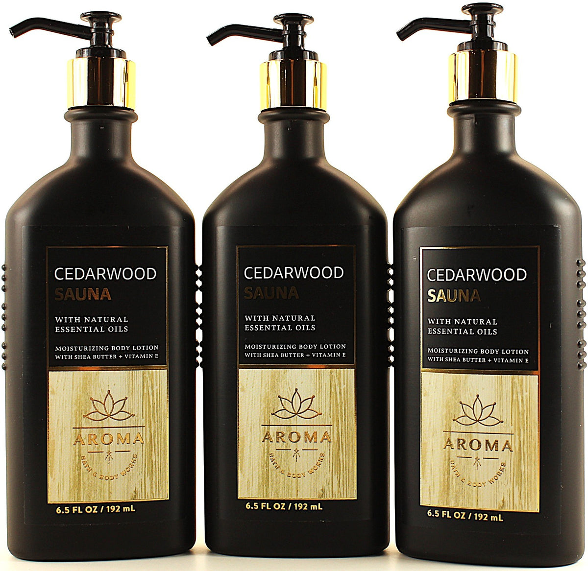 Cedarwood Sauna Body Lotion 6.5oz - 3 Pack
