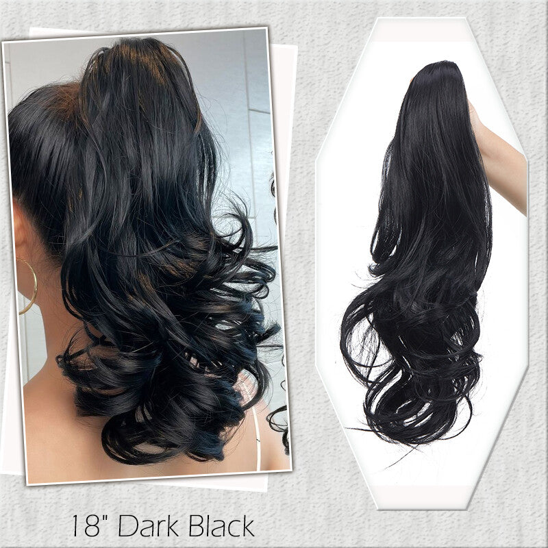 Fake Ponytail Clip-In Hair Extension Thick Natural Look 14 Inches
