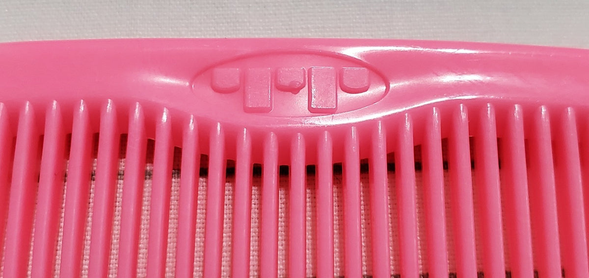 Vintage Pink Hair Combs Set of 6 - Unbreakable 5-Inch Hair Accessories