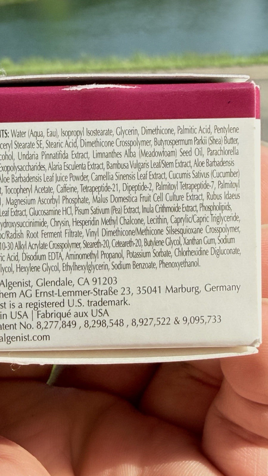 Algenist Complete Eye Renewal Anti-Wrinkle Balm with Alguronic Acid 0.5oz