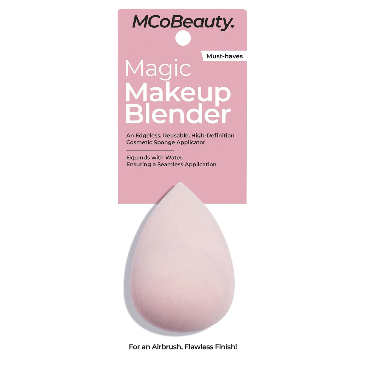 Makeup Sponge Blender - Seamless Application, Latex-Free, Vegan