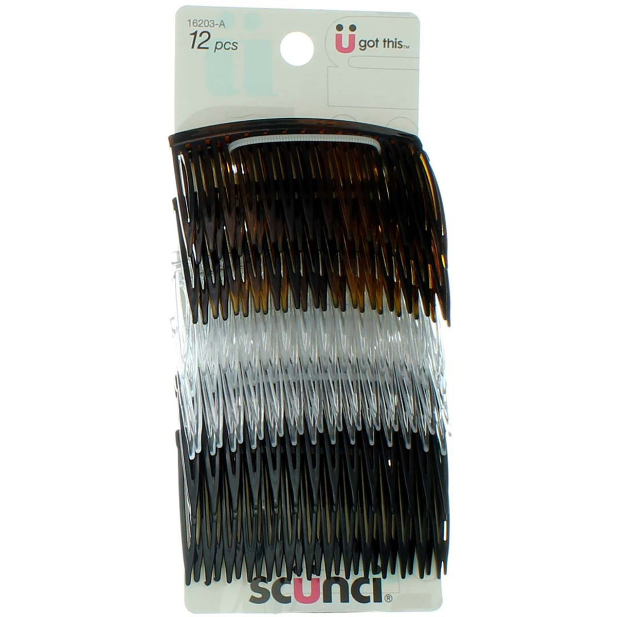 3 Pack Hair Combs for Hair Styling, Effortless Updos & Side Hairstyles