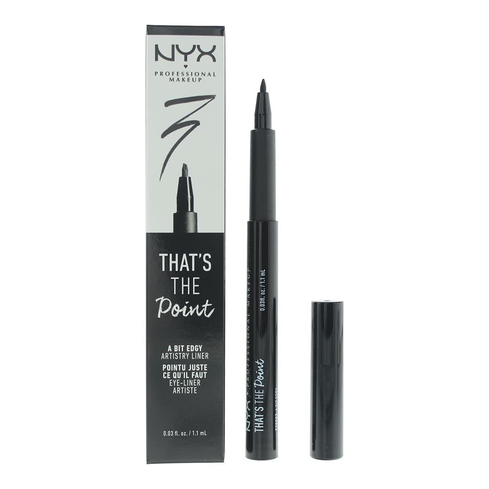 Set of 2 Liquid Eyeliner Pens with Fine Tips for Precise Winged Looks