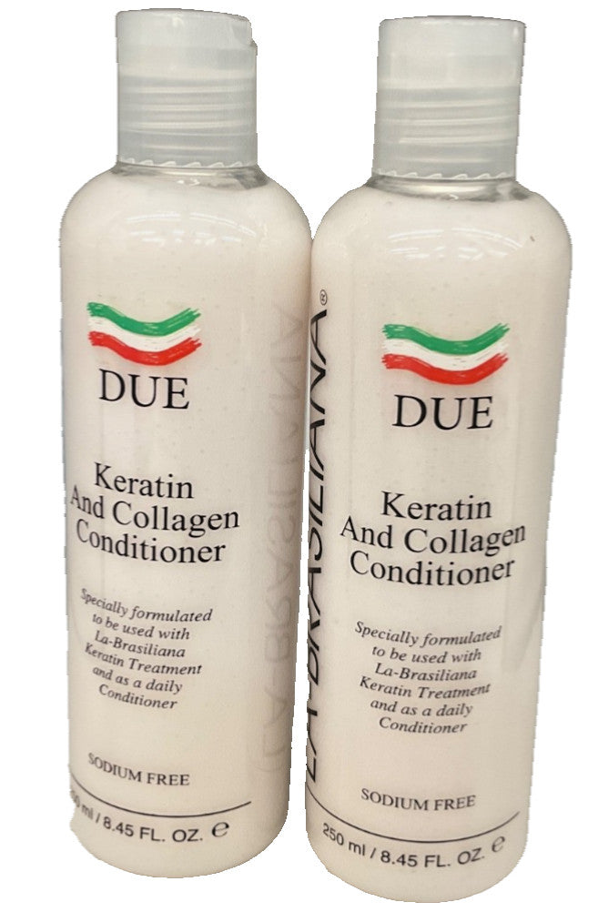 Keratin and Collagen Conditioner Set - 2 Pack, 8.45 fl oz Each