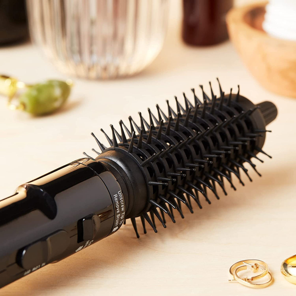 Pro Style Curl Touch Ups 1.5-Inch Tangle-Free Hot Air Styling Brush