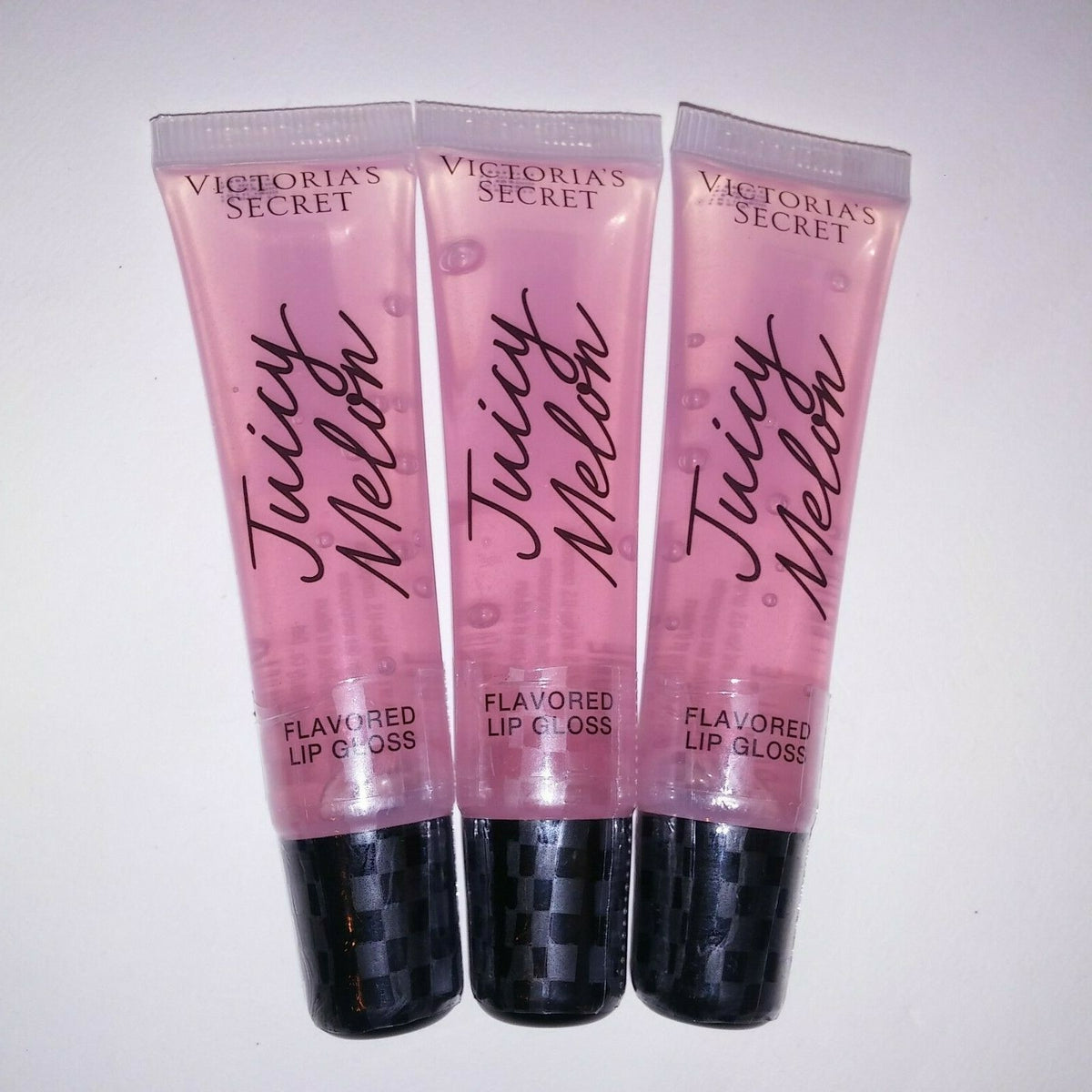 Set of 3 Flavored Lip Glosses - Juicy Melon, 0.46oz, Brand New