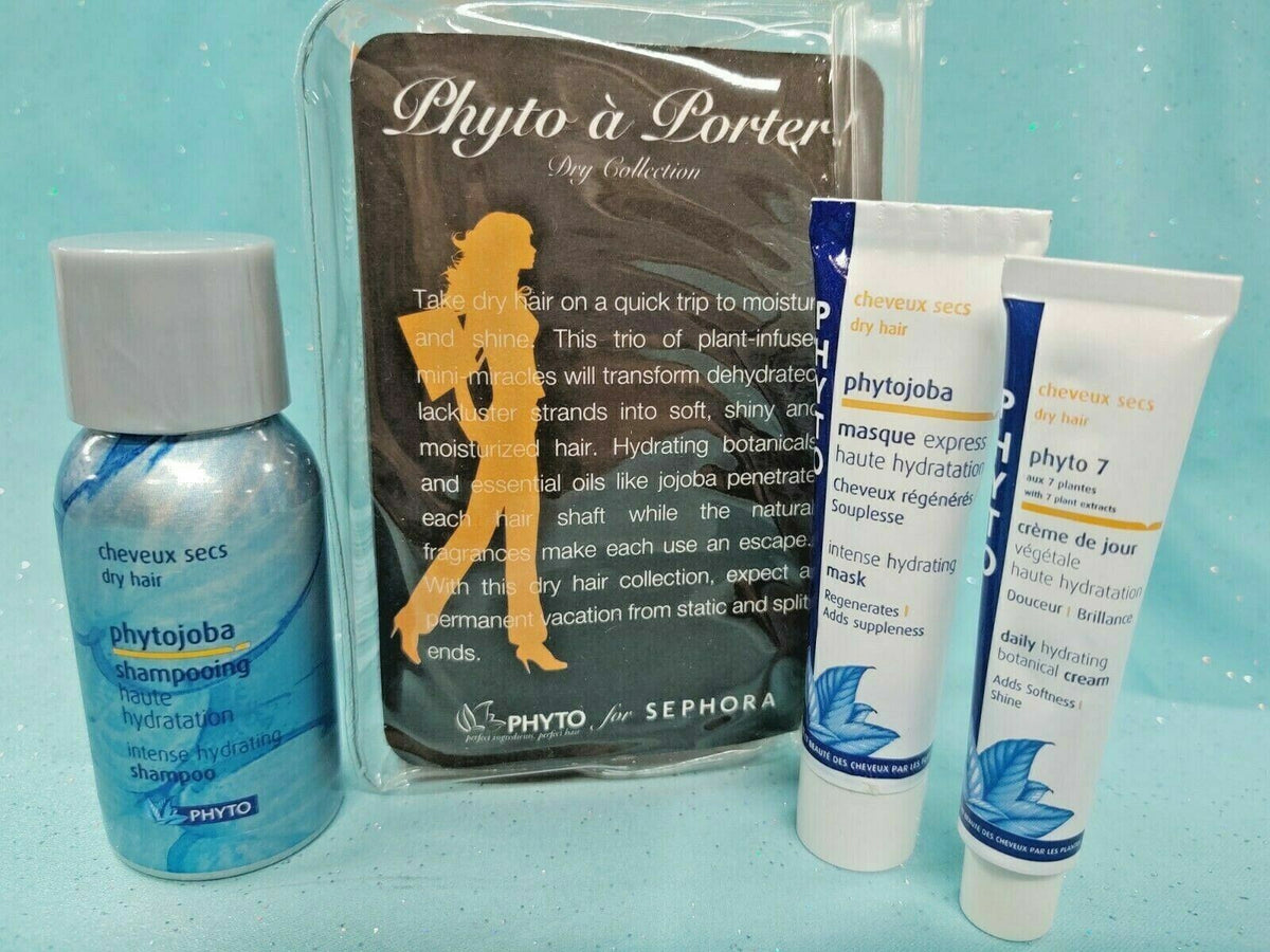 Hydrating Hair Care Set with Shampoo, Mask & Cream for Dry & Color-Treated Hair