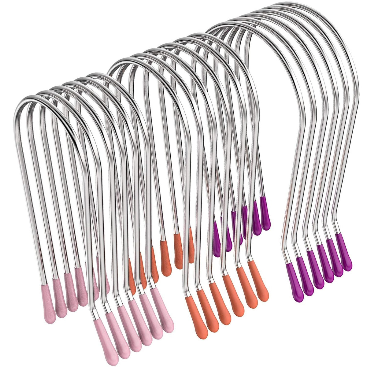 Quality Metal Curler Clips - 20 Count for All Hair Types J-Shape