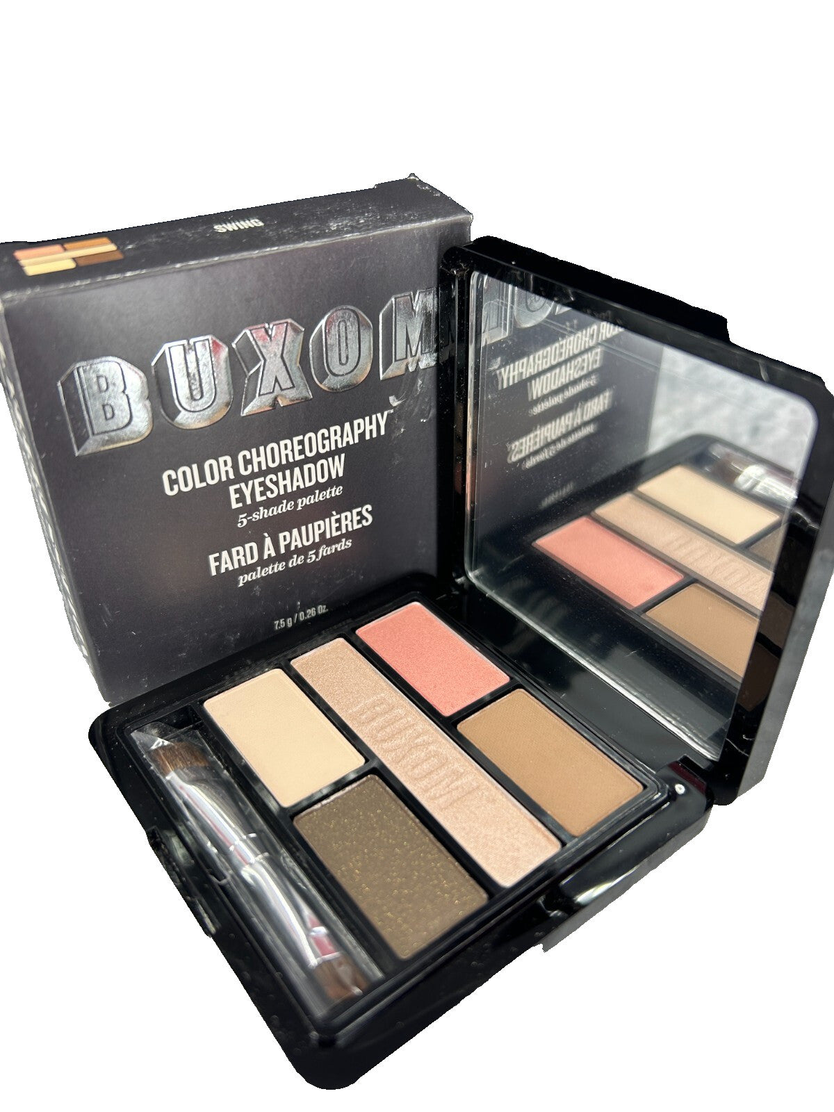 Eyeshadow Palette - 5 Shades for Eye Makeup, Nude and Shimmer Colors