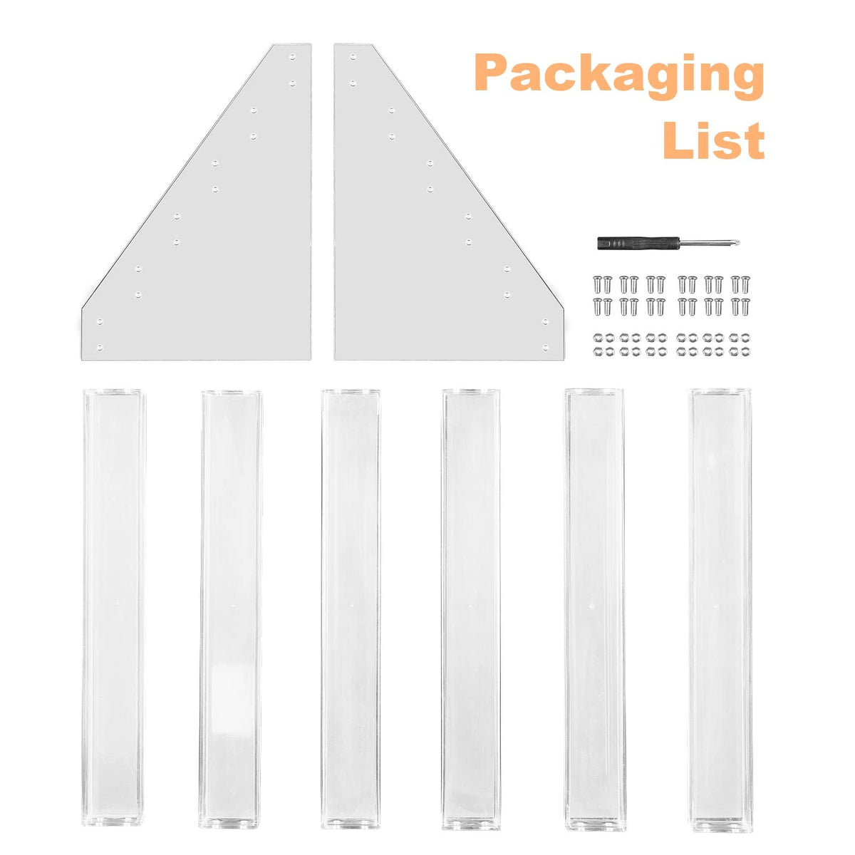 6-Tier Acrylic Nail Polish Organizer Rack, Cosmetic & Makeup Storage Stand