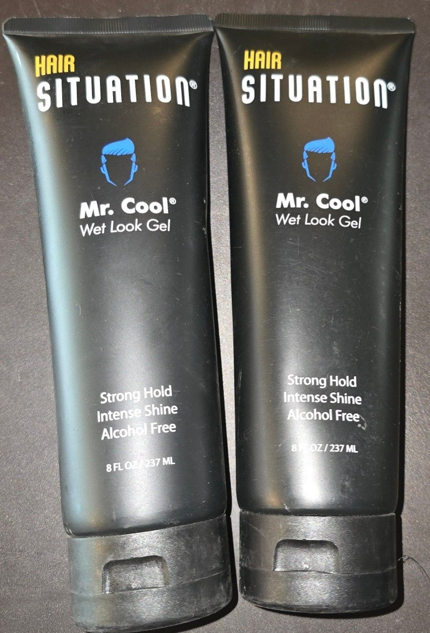 Mr Cool Wet Look Gel - 2 Pack, 8 oz
