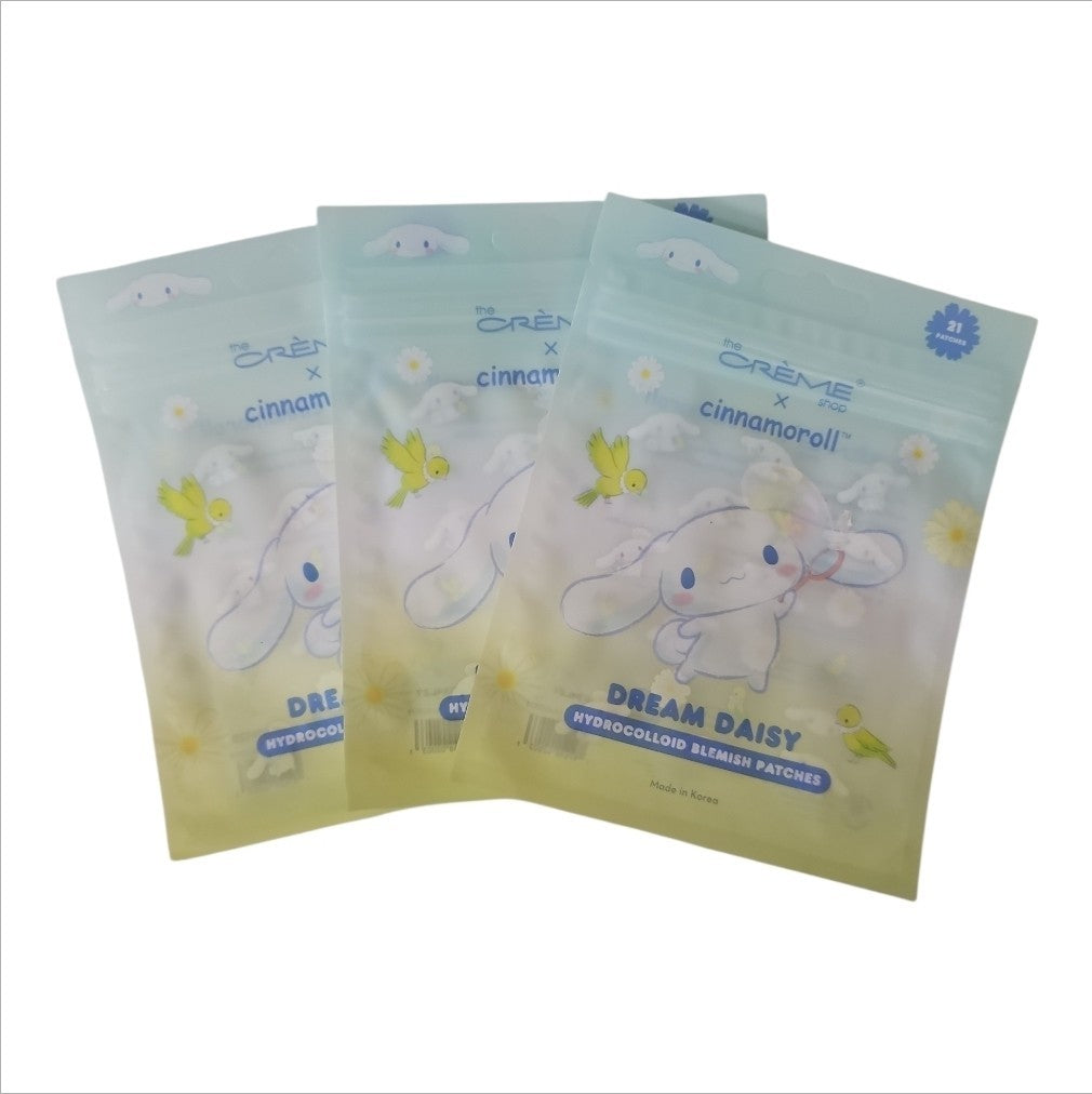Hydrocolloid Acne Patches Set - Cinnamoroll Dream Daisy 63 Count 3 Pack