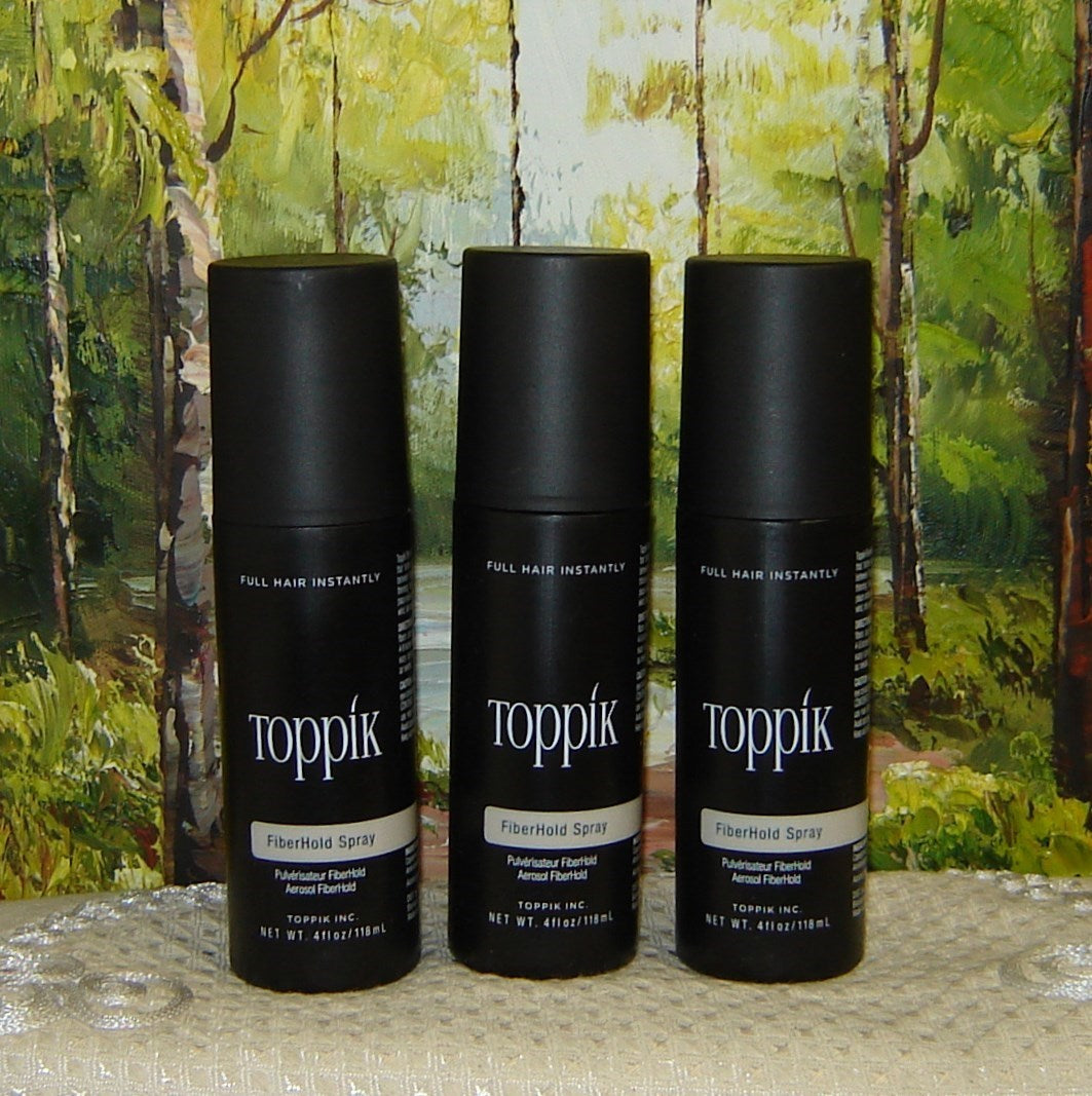 Toppik Fiberhold Hair Spray 4oz (Pack of 3)