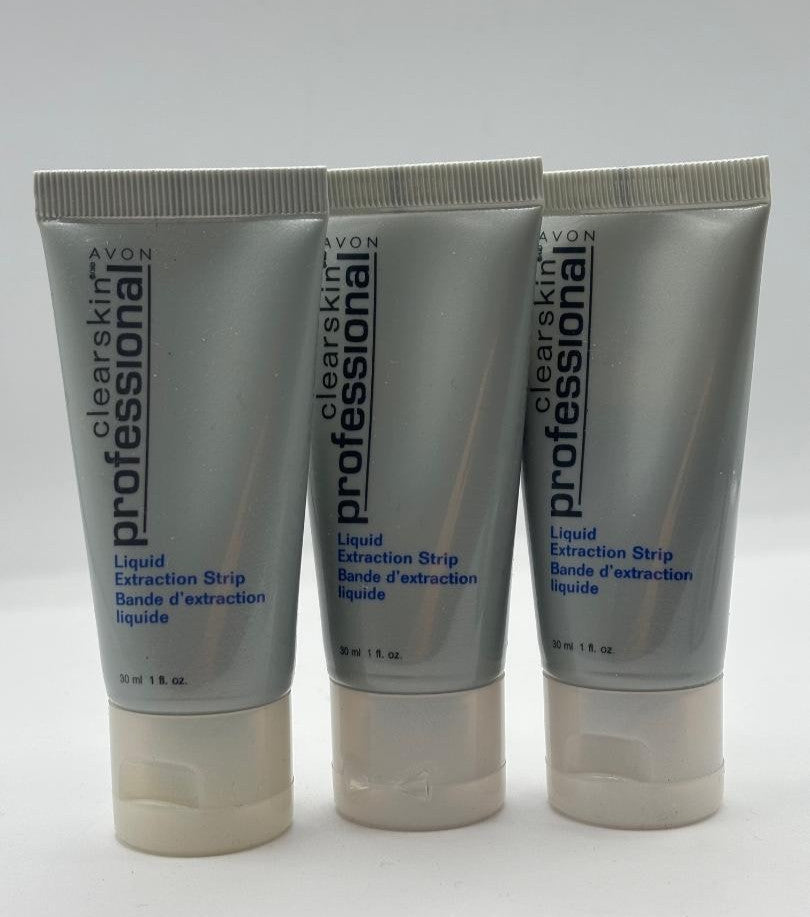 3x Avon Clearskin Professional Liquid Extraction Strip Discontinued