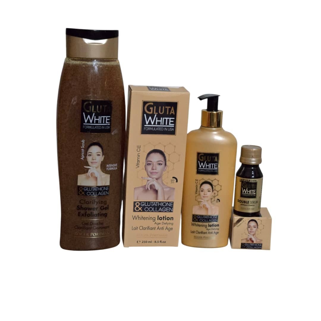Gluta White Age Defying Collagen & Glutathione Body Lotion 250ml - Bath Gel & Serum