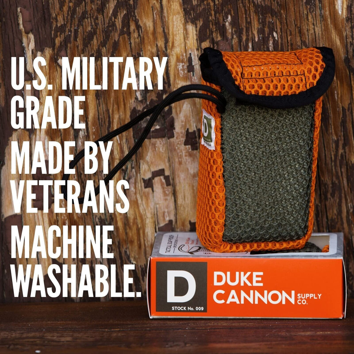 Duke Cannon Soap on a Rope Tactical Scrubber Men's Grooming Benefits
