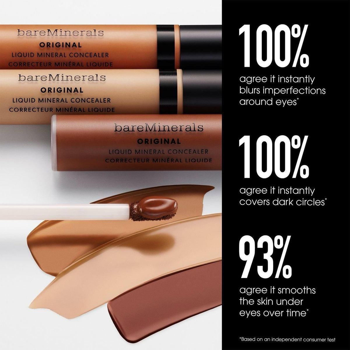 Liquid Mineral Concealer Medium 3N Full Size 0.2 oz - Flawless Face Makeup