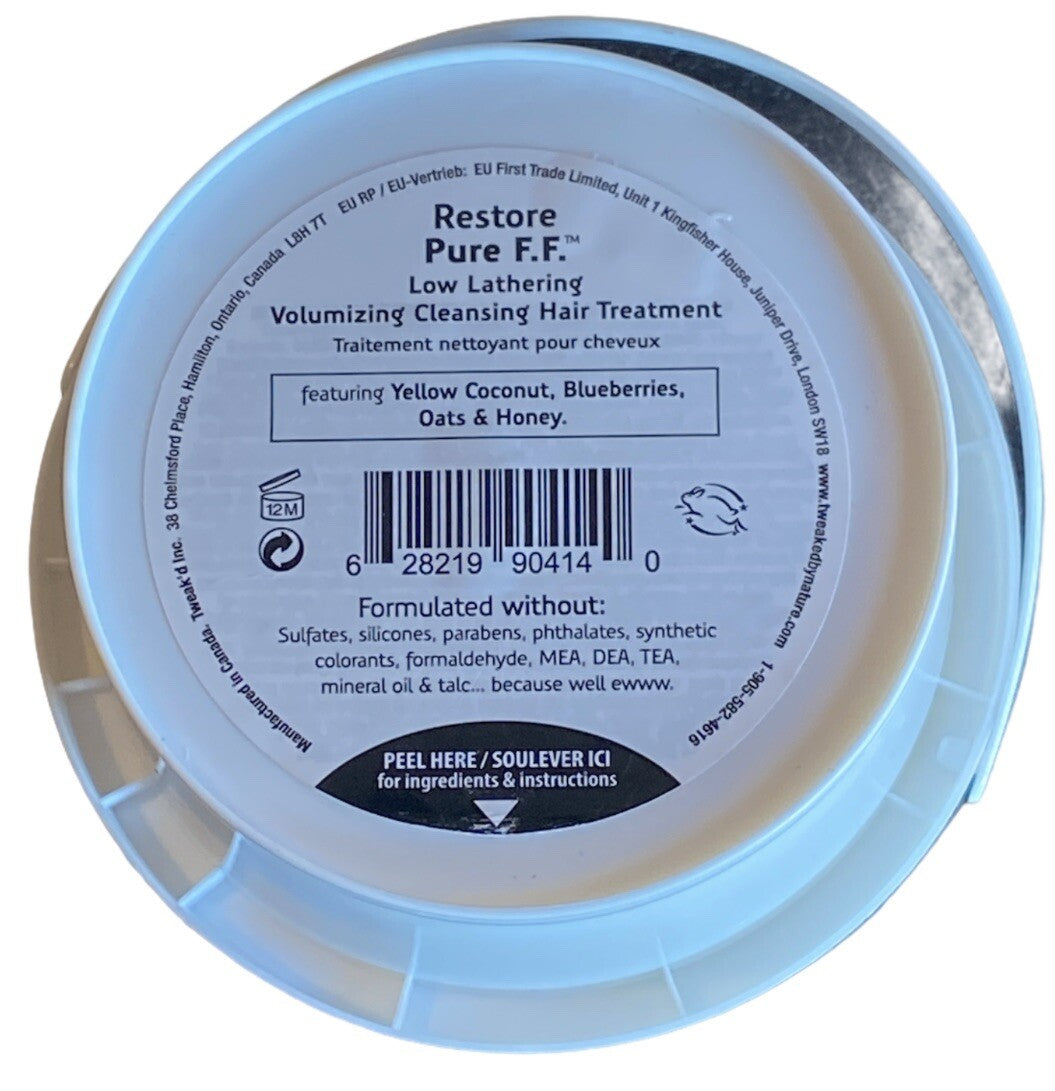 Pure Fragrance-Free Cleansing Hair Treatment 16 oz - Low Lathering, Sealed