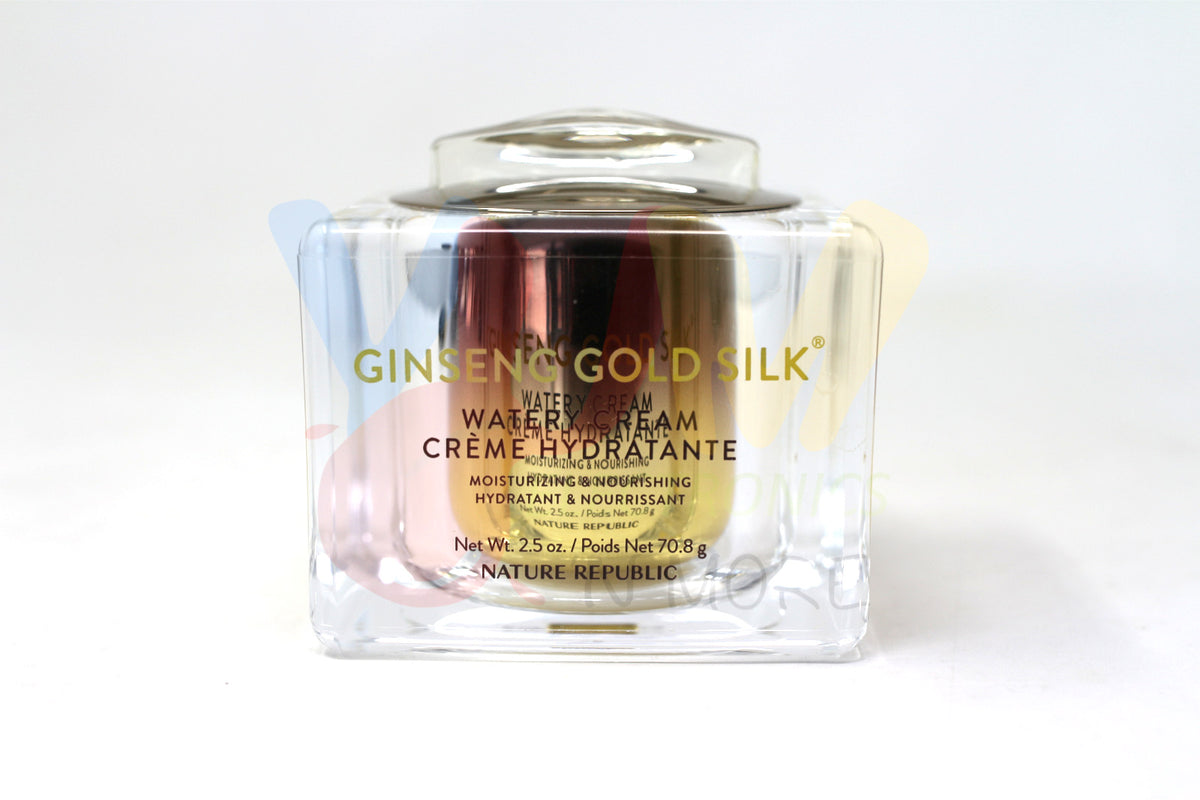 NATURE REPUBLIC Ginseng Gold Silk Watery Cream - 70.8g / 2.5 oz NEW