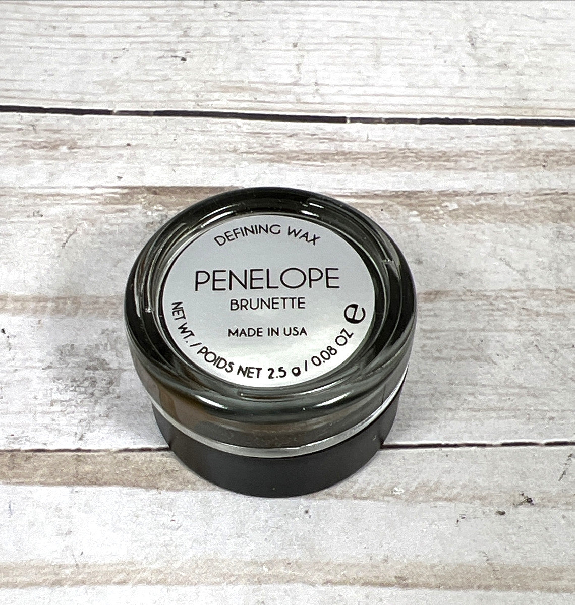 Eyebrow Wax Penelope Brunette 0.08oz - Defining Brow Wax for Grooming