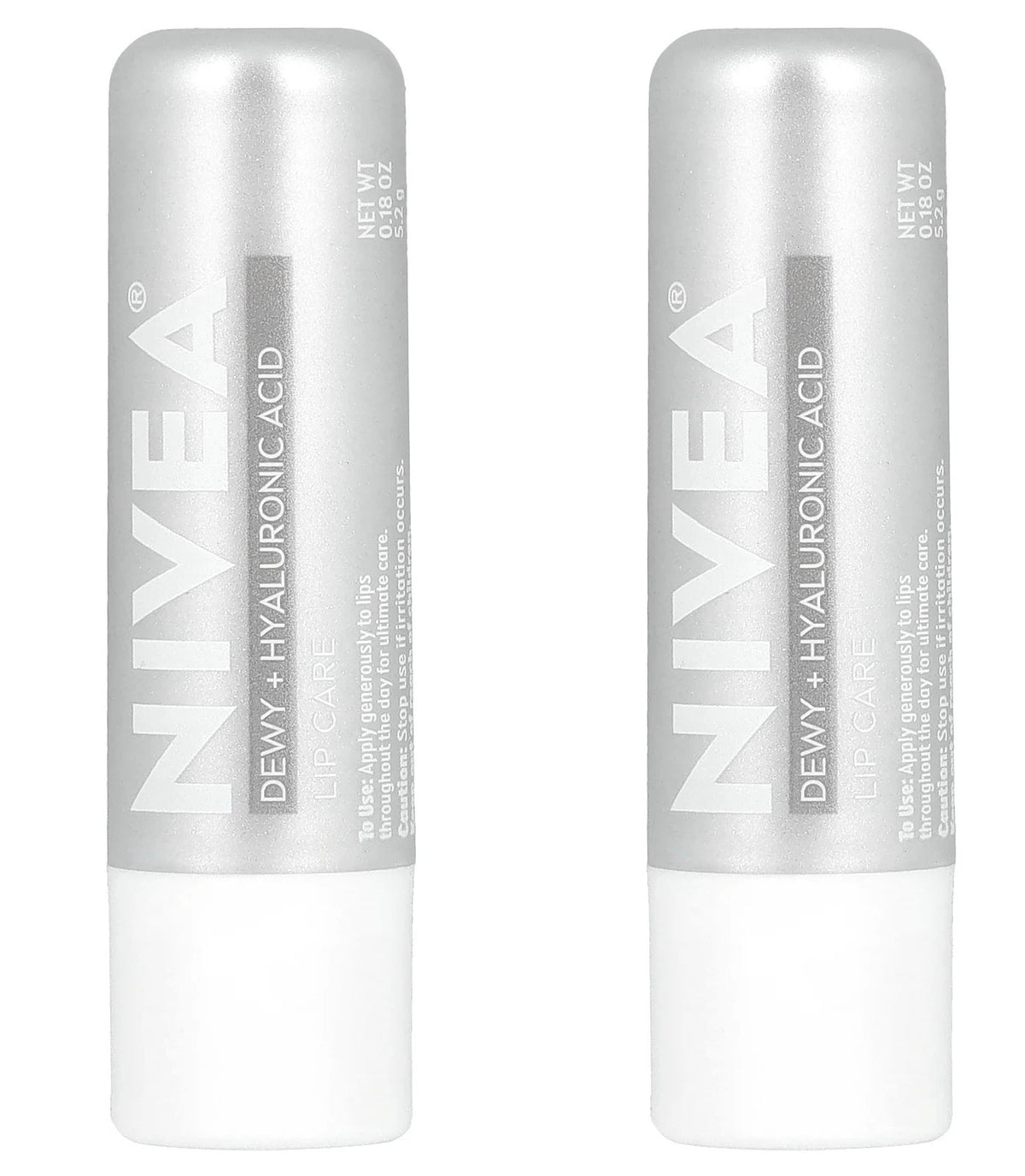 Hydrating Lip Balm with Hyaluronic Acid - 2 Pack, Dewy Finish