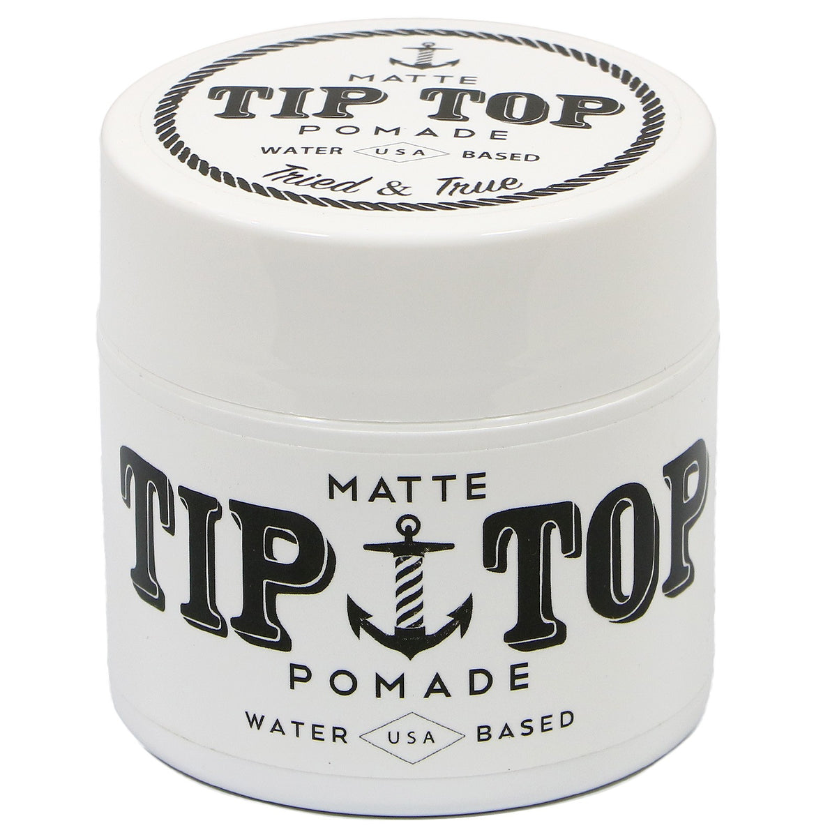 TIP TOP Matte Water Based Medium Hold Hair Pomade - 4.25oz All Day Natural Look