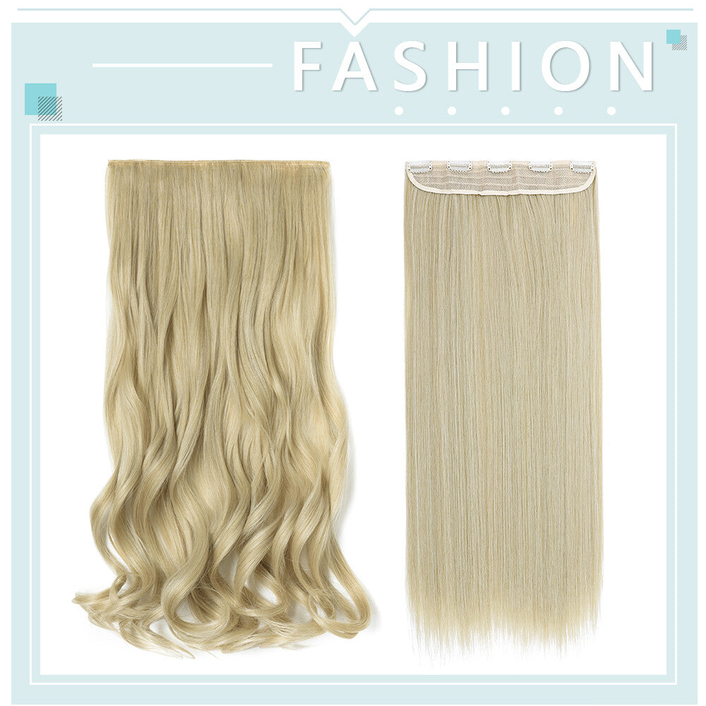 V-Shape & U-Part Clip-In Hair Extensions - Full Head Highlight, Multiple Lengths & Colors