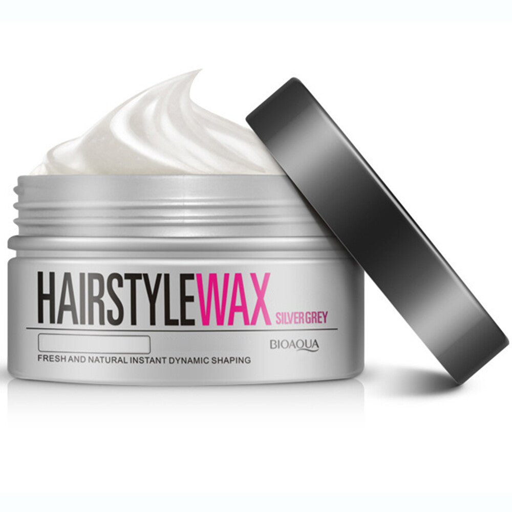 Silver Grey Matte Hair Styling Wax 100g for Short & Casual Hairstyles