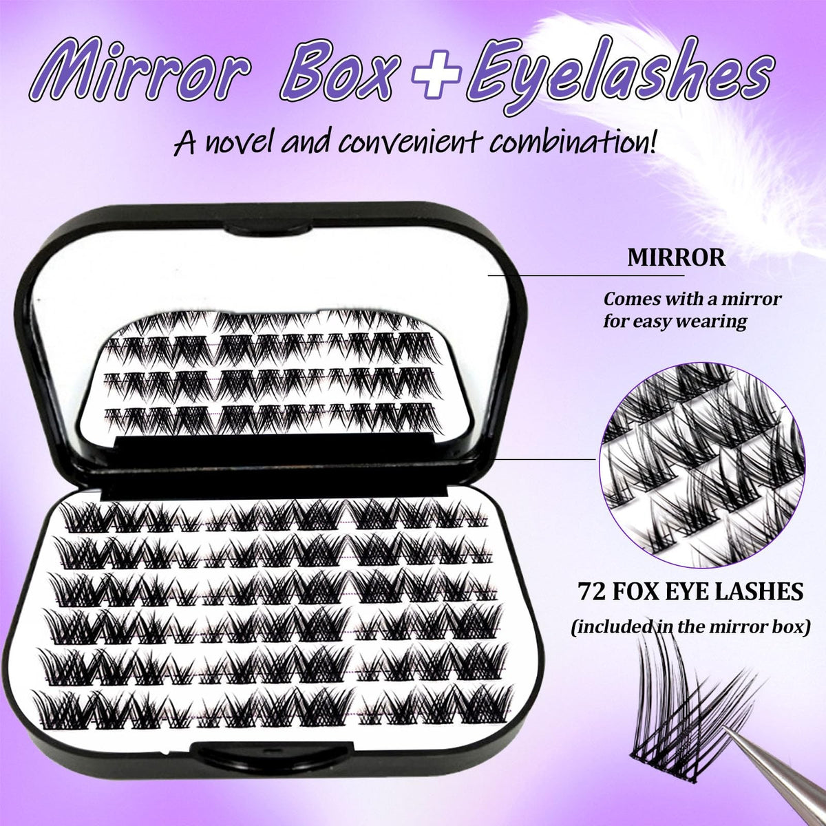 DIY Lash Extension Kit 792 Pcs D Curl Individual Eyelashes with Tools