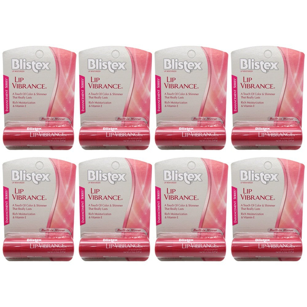 Tinted Lip Balm Pack with SPF 15 & Mirror - Moisturizing Lip Protectant