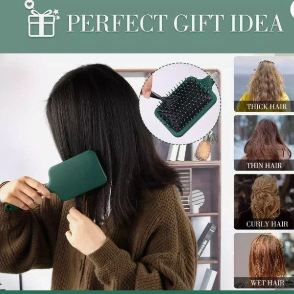Anti-Static Hairbrush for Styling and Detangling - Unisex, Multiple Sizes & Styles