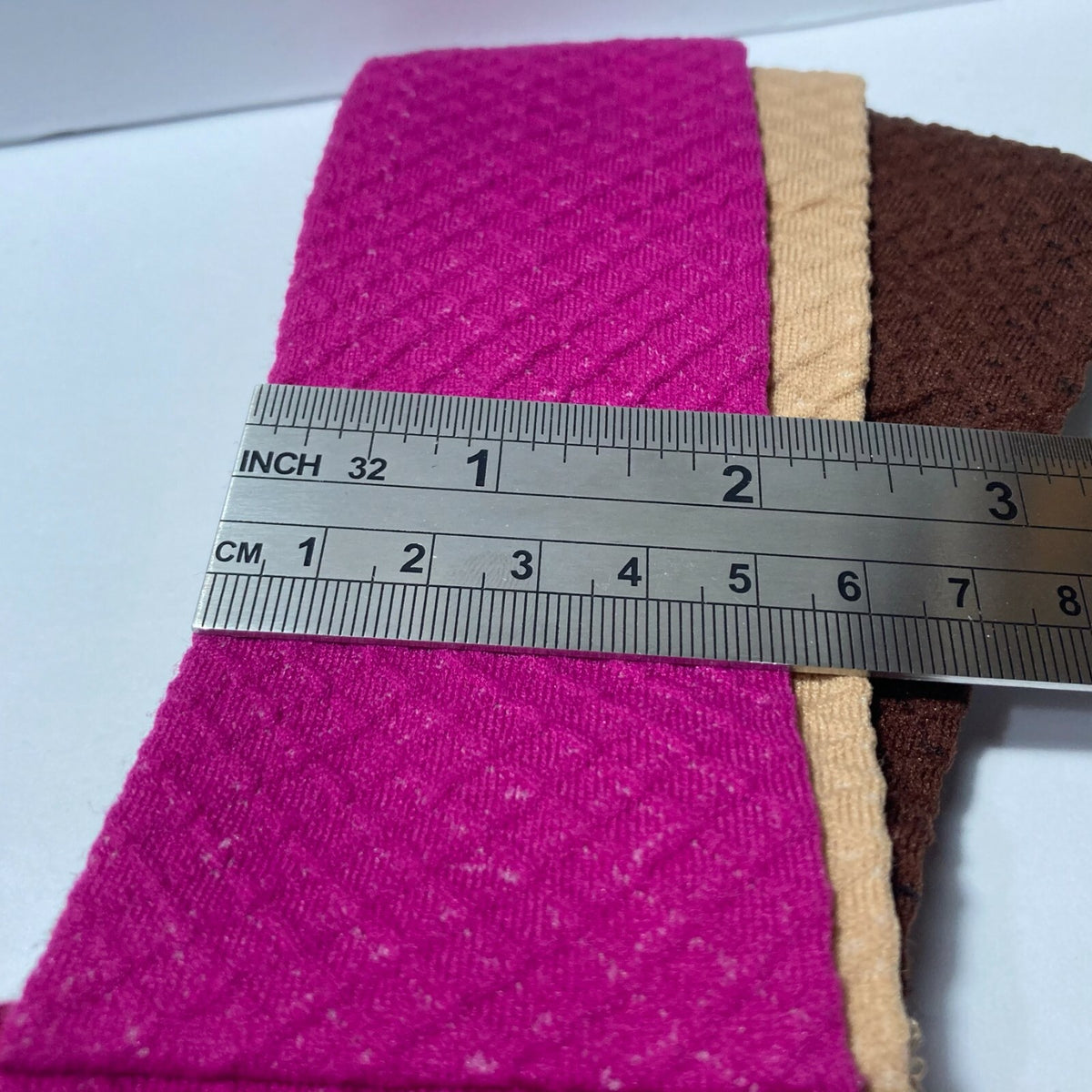 Vidal Sassoon Thermal Knit Headwrap Head Band (3) Packs of 3 Pink