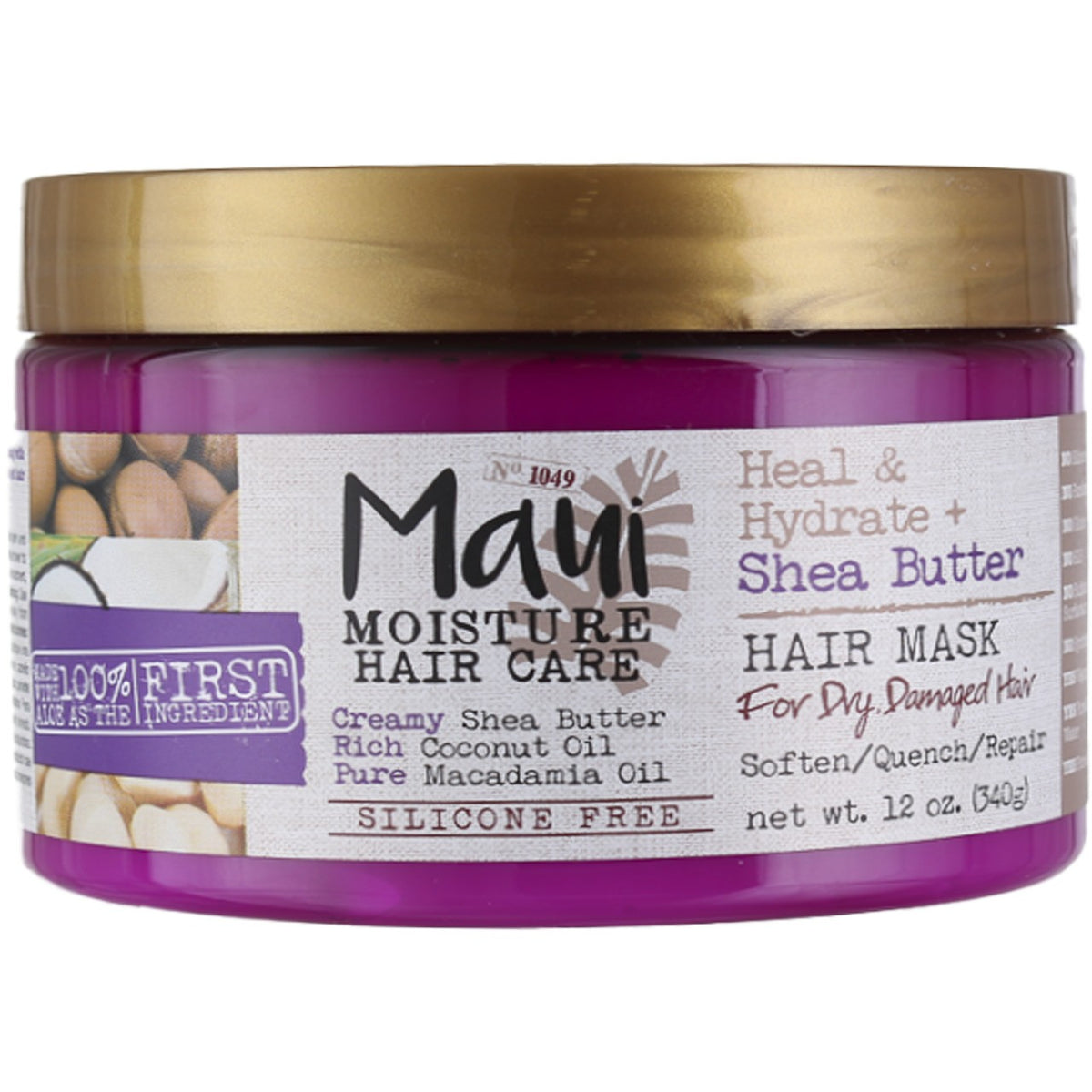 2 Pack Maui Moisture Heal And Hydrate + Shea Butter Hair Mask,