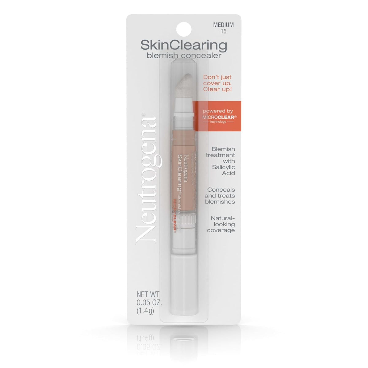 Face Concealer for Acne-Prone Skin with Salicylic Acid - Buff 09, 0.05 oz