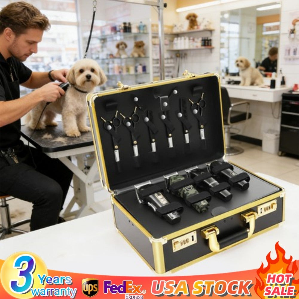 Professional Barber Carrying Case Organizer Clipper Box Travel Carry