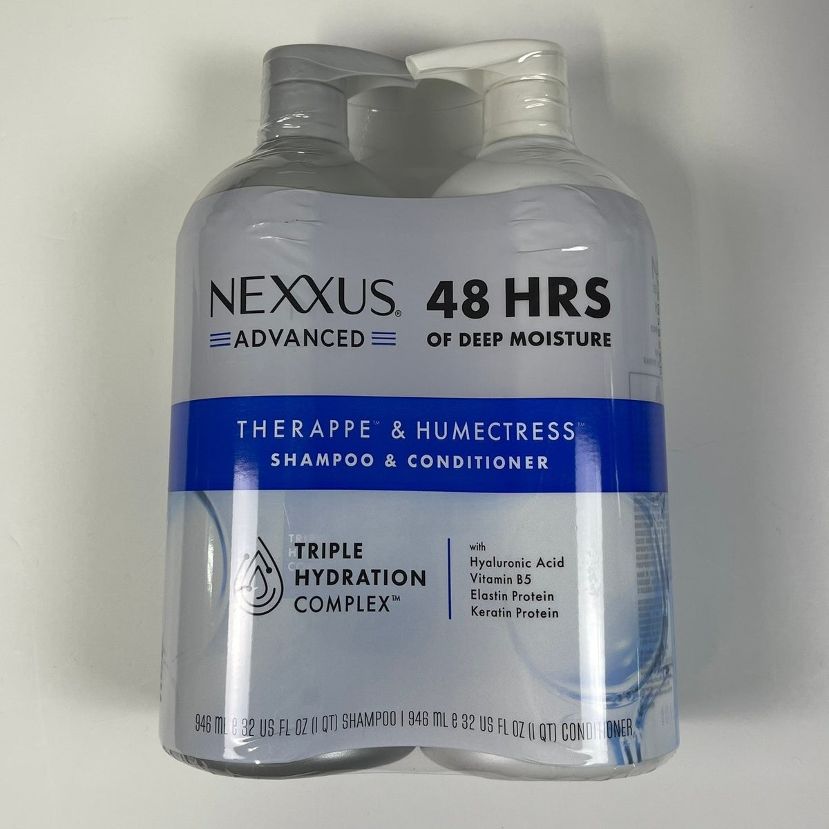 Nexxus Advanced Therappe Shampoo Humectress Conditioner Set 32oz 48HR