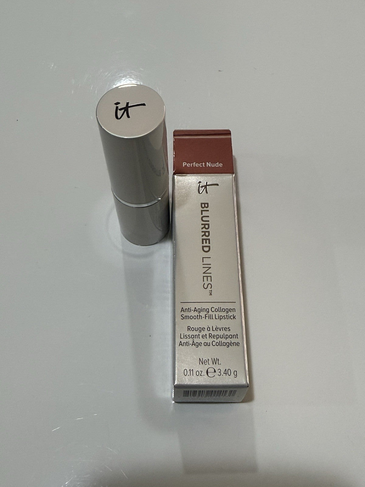 It Cosmetics Blurred Lines Lipstick in Perfect Nude 0.11 oz - New
