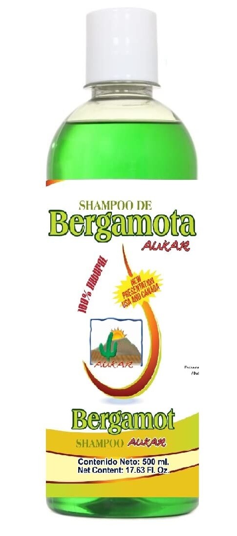 Bergamot Shampoo 500ml - Hair Regrowth & Volume