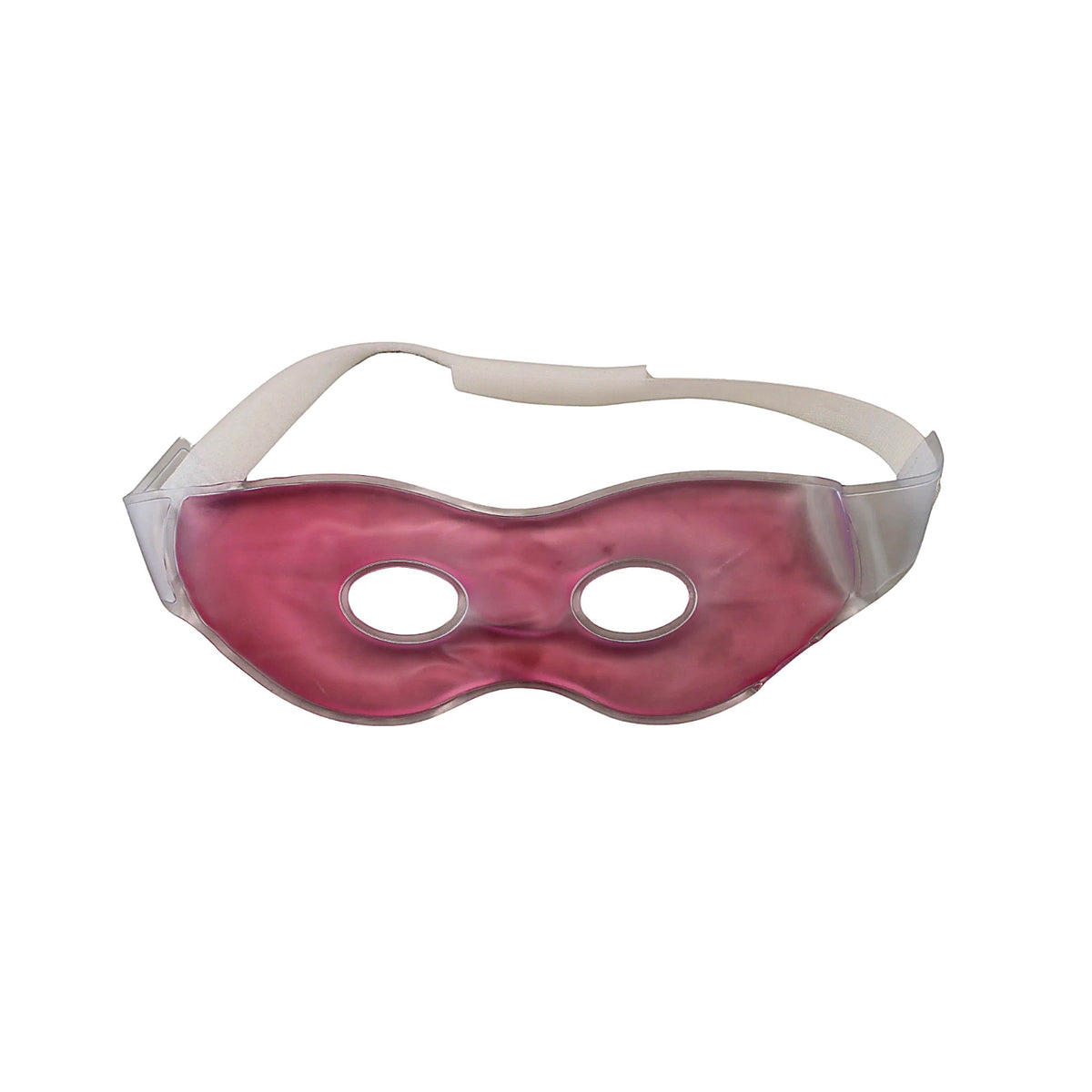 Gel Eye Mask Hot Cold Therapy Pink Adjustable Strap Reusable Relief
