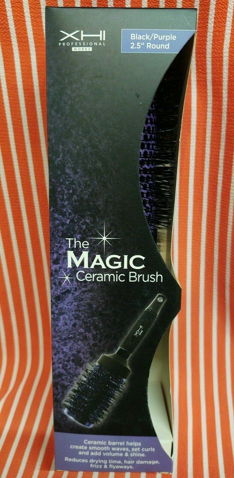 2.5-Inch Ceramic Round Hair Brush for Blowouts & Volume - Professional Styling Tool